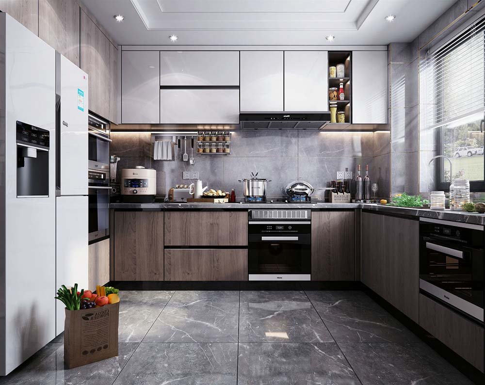 Proyecto de cocina moderna GOLDEA