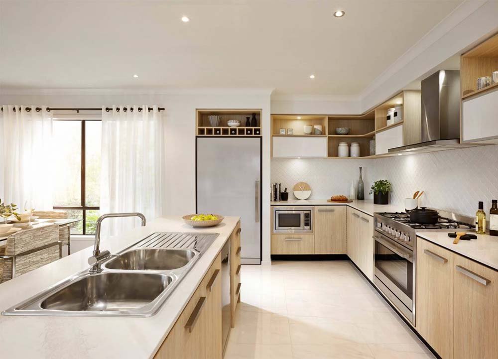 Cocina contemporánea equipada por GOLDEA